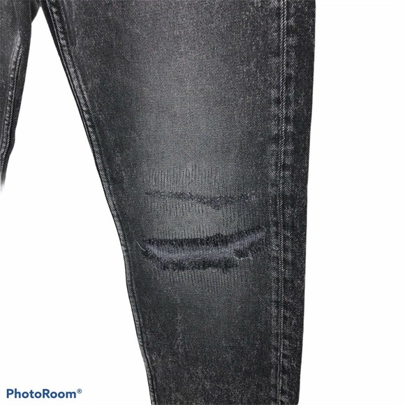 Free People 26 Vixen Cigarette Jean In Black - Picture 7 of 12